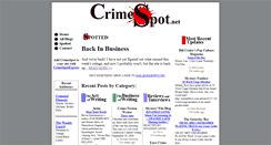 Desktop Screenshot of crimespot.net