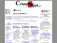 Tablet Screenshot of crimespot.net